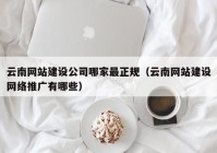 云南网站建设公司哪家最正规（云南网站建设网络推广有哪些）