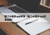 厦门小程序app开发（厦门小程序app开发招聘）