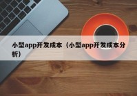 小型app开发成本（小型app开发成本分析）