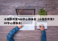 小程序开发500字心得体会（小程序开发500字心得体会）