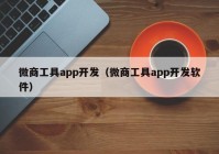 微商工具app开发（微商工具app开发软件）